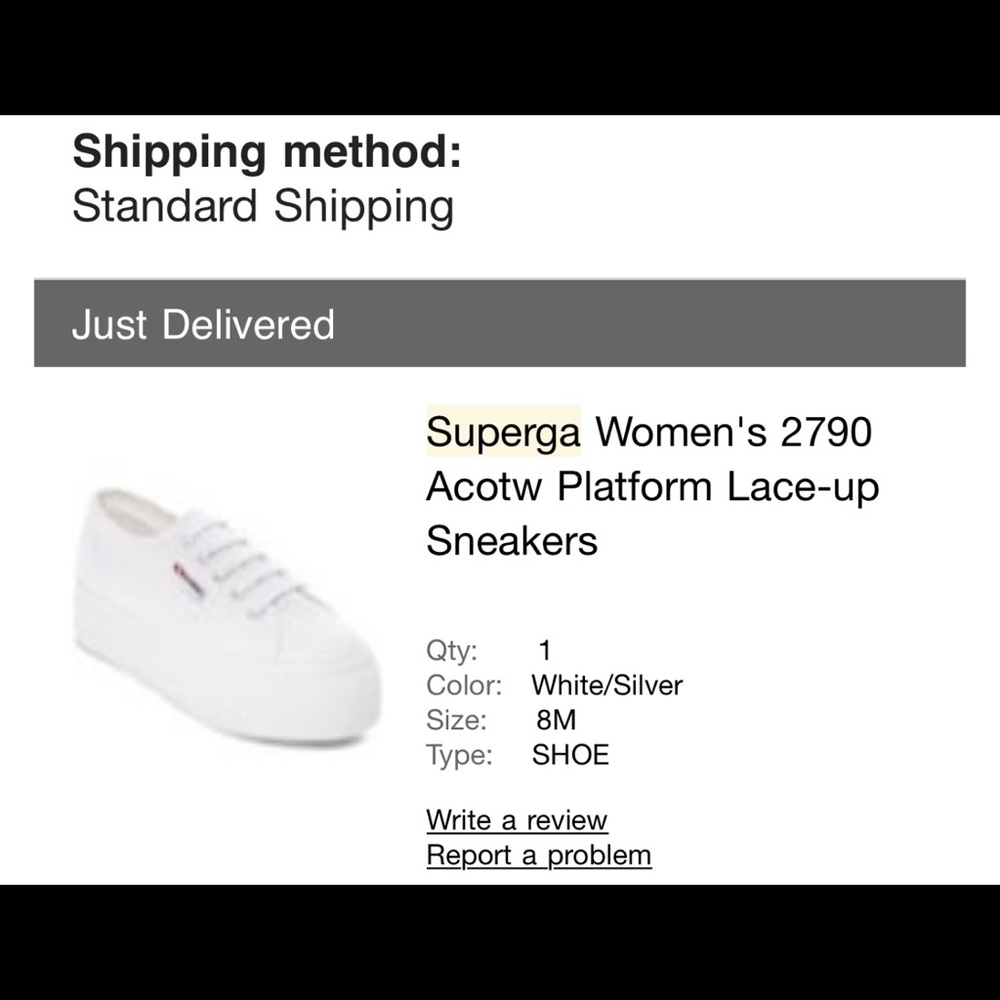 Women’s Superga 2790 Acotw platform white sneakers